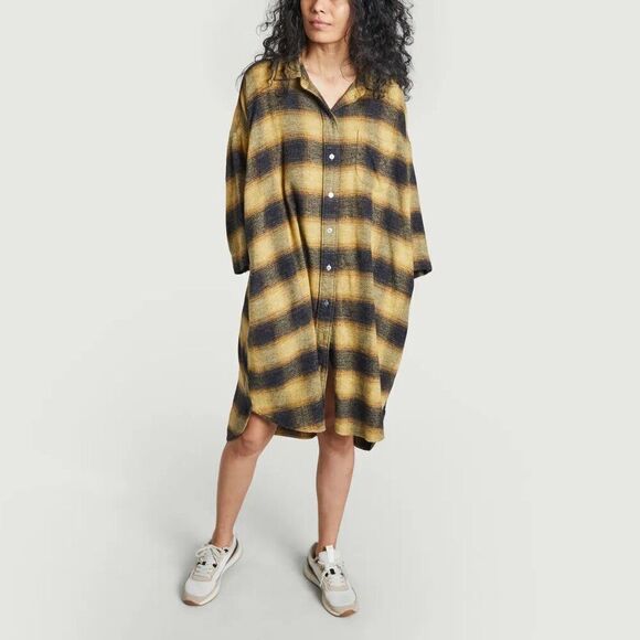 Bellerose | Gladys Shirt Dress Flannel Size 0 (Oversized, can fit size M & L) - Picture 1 of 7